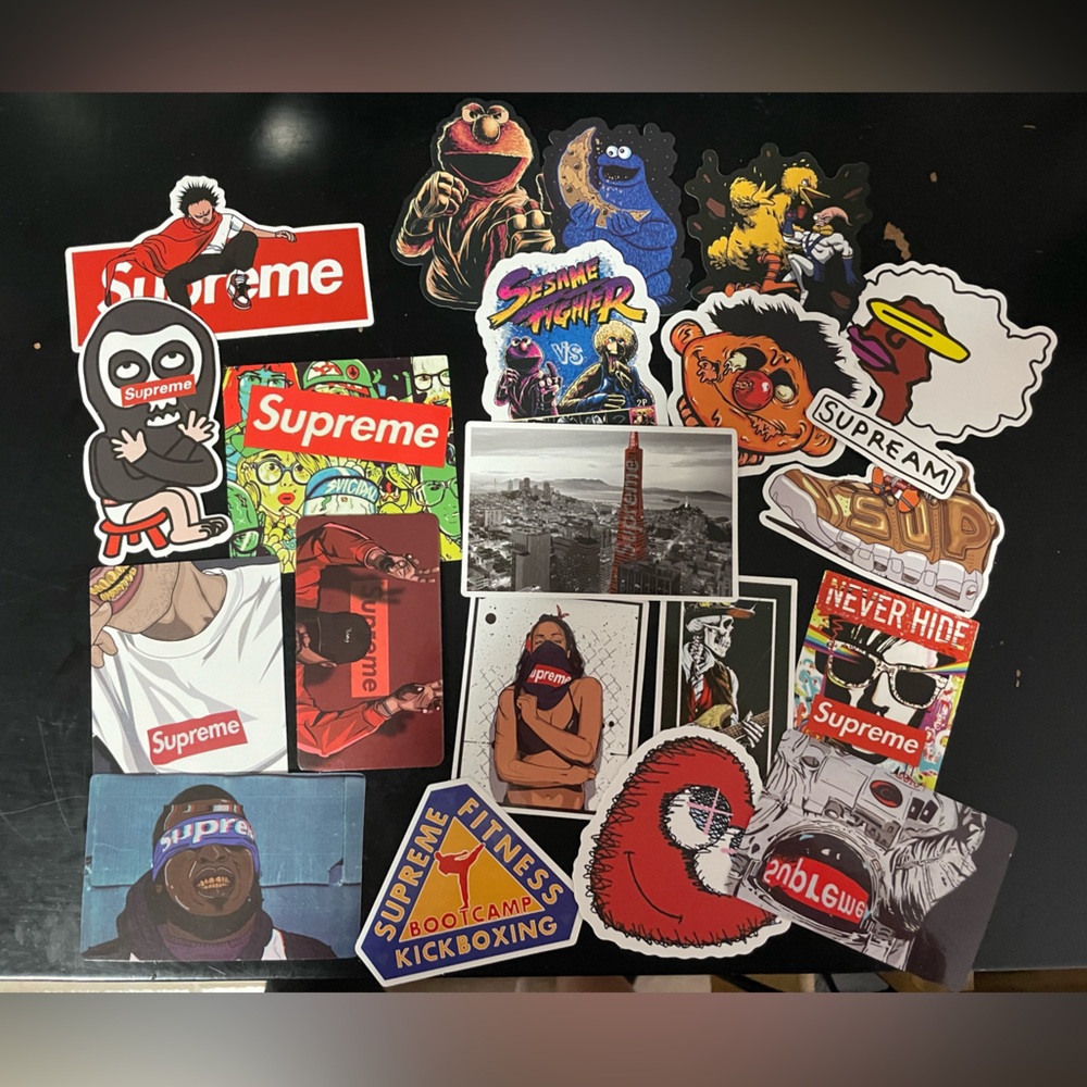 20 stickers - A